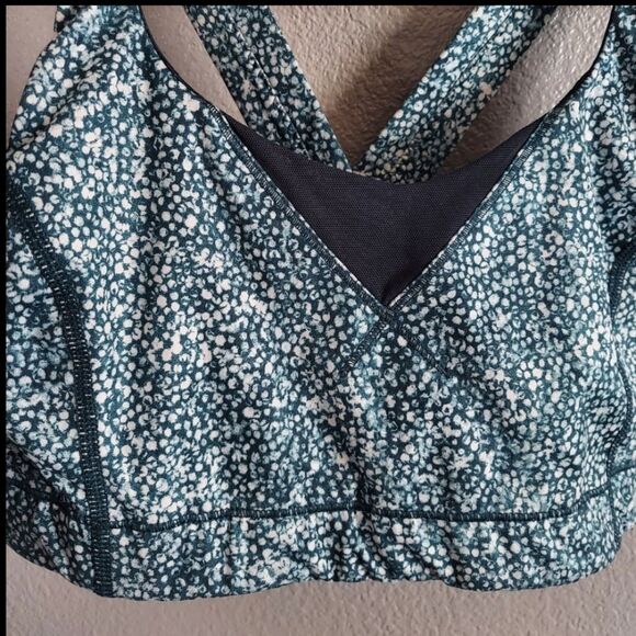 Lululemon In A Flash Bra II Pebble Parfait Alberta Lake Sports Bra 8 - Picture 6 of 7